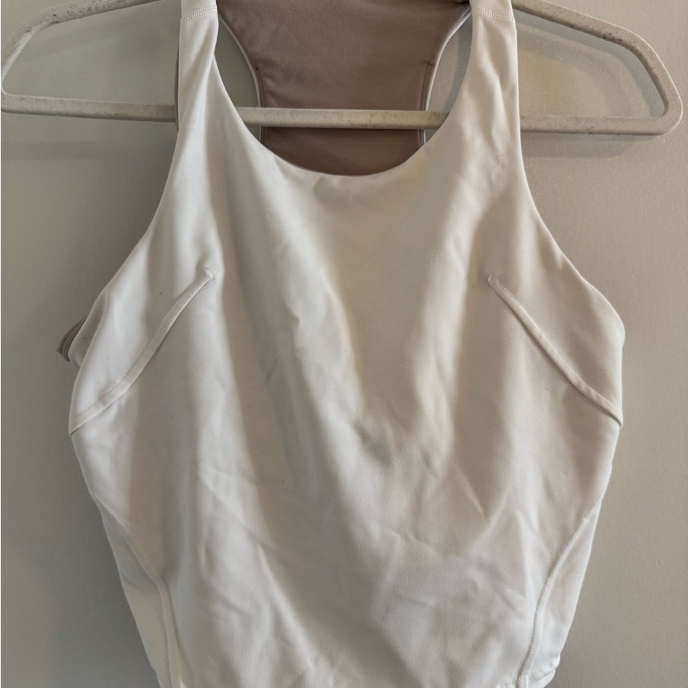 Lululemon White Tank Top